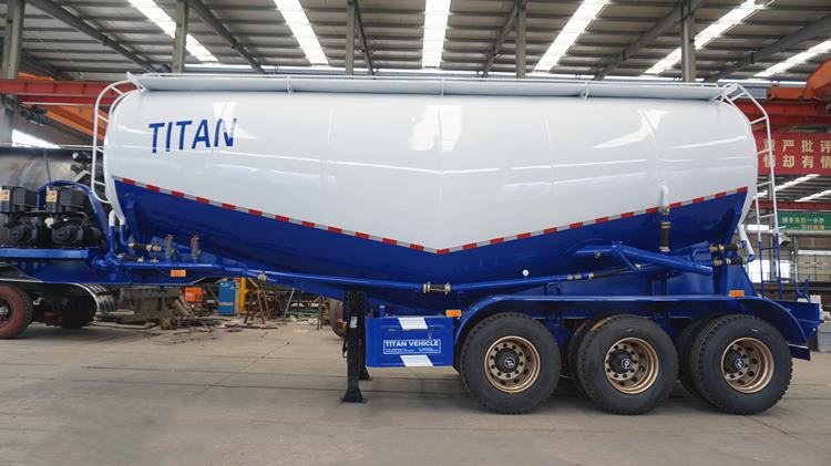 3 Axle 45000liters Bulk Cement Tank Trailer
