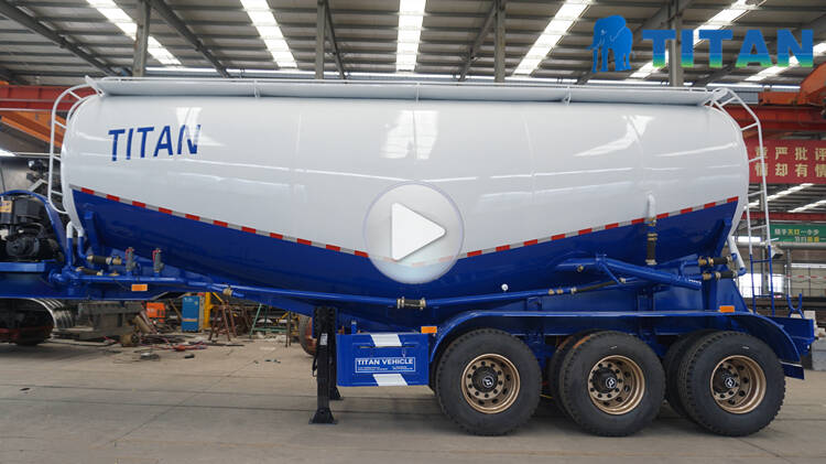 3 Axle 45000liters Bulk Cement Tank Trailer