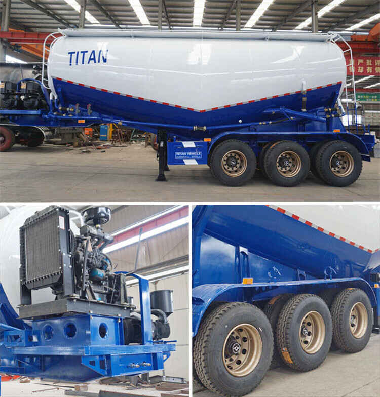 QINGDAO QUEST VEHICLE EQUIPMENT CO.,LTD| QUEST VEHICLE| QUEST| QUEST Trailer Cement Bulker Tanker Trailer for Sale