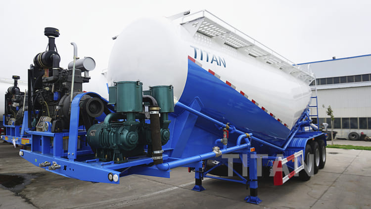Dry Bulk Trailer | 30CBM Cement Bulker Truck Trailer for Sale-Tongya Auto