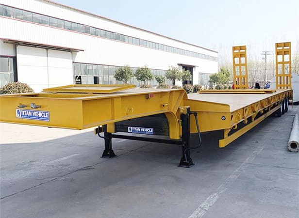 3 Axle 60T Semi Low Bed Trailer