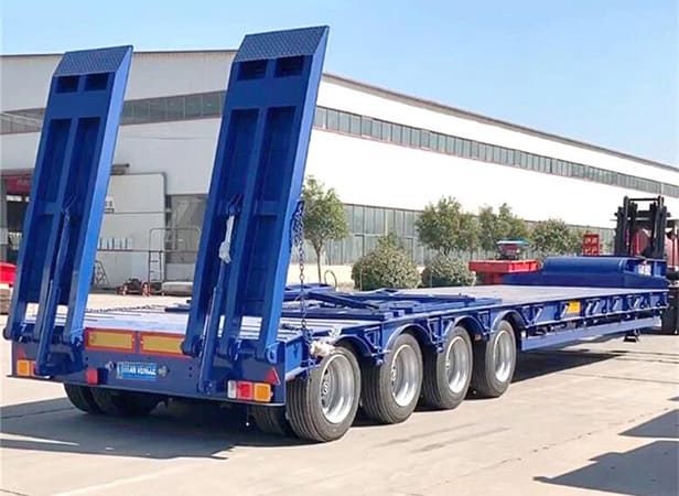 100T 4 Axle Low Loader Trailer