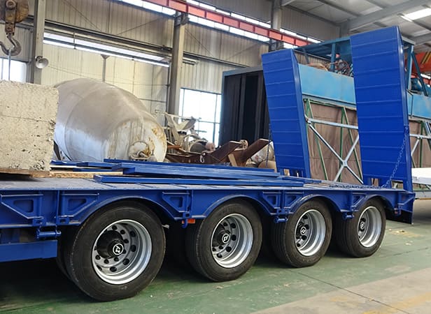 100T 4 Axle Low Loader Trailer