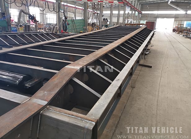 100T 4 Axle Low Loader Trailer