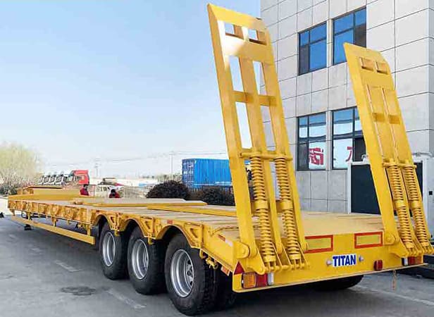 3 Axle 60T Semi Low Bed Trailer