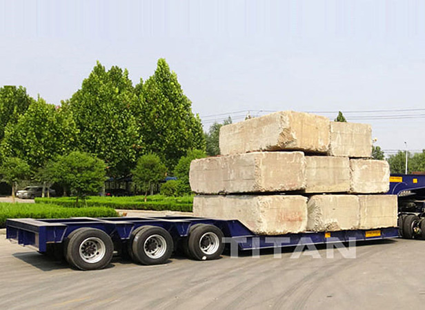 3 line 6 axle 100 ton lowbeds trailer