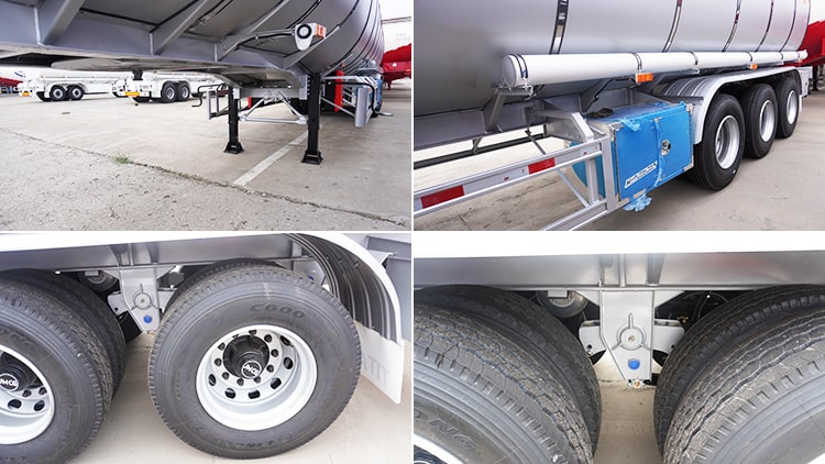 55000l stainless steel tanker trailer