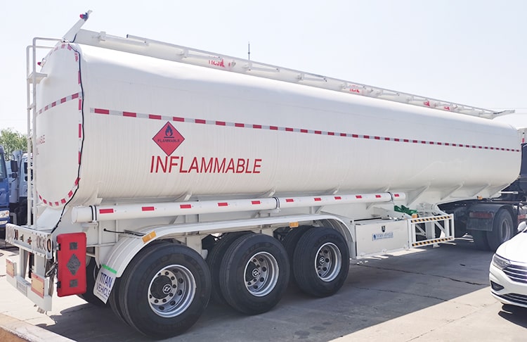 45000 liters petrol tanker trailer
