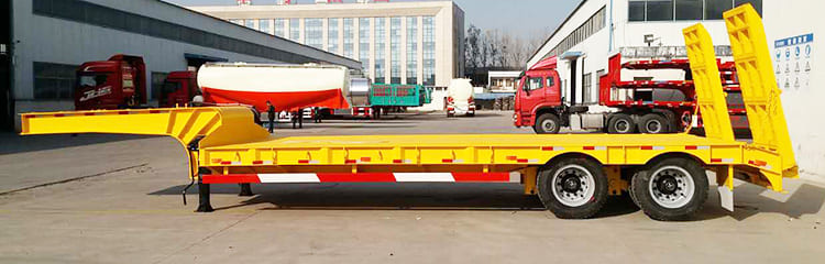 2 Axle Tractor Low Loader Trailer