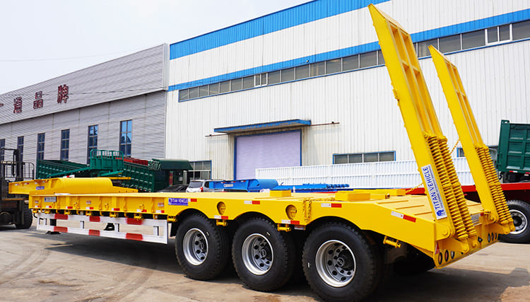 3 Axle Semi Low Loader Trailer