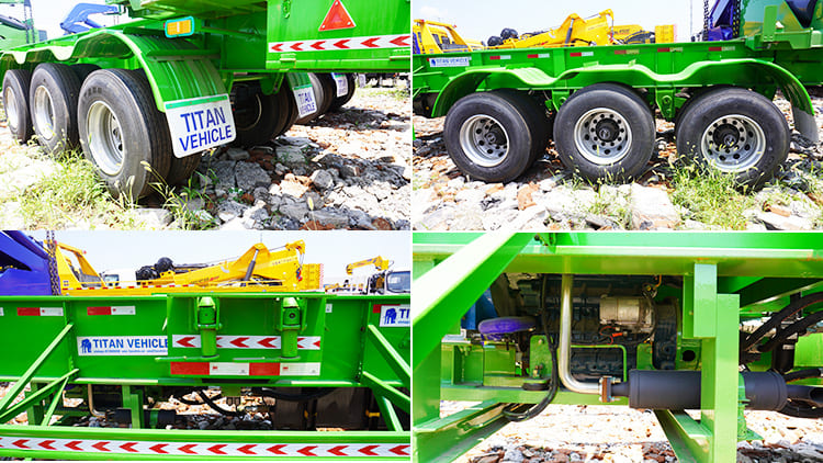 20/40Ft Container Side Lifter Truck Trailer