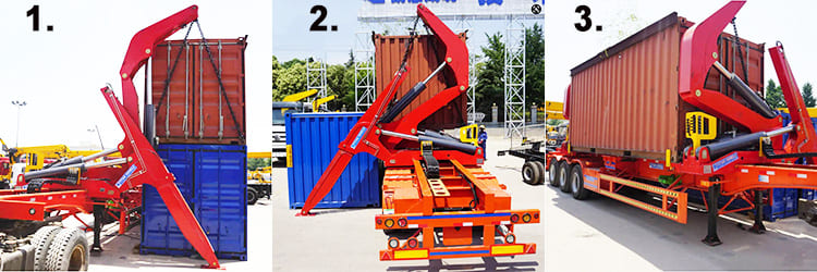 20ft sideloaders container truck trailer
