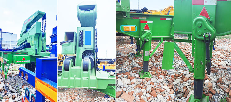20/40Ft Container Side Lifter Truck Trailer