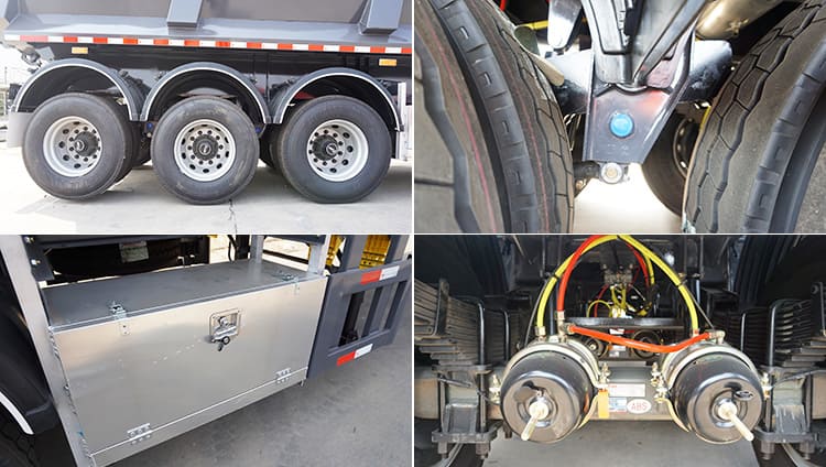 40 ton hydraulic tipper trailer