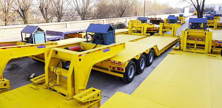 80T Removable Gooseneck Semi Trailer