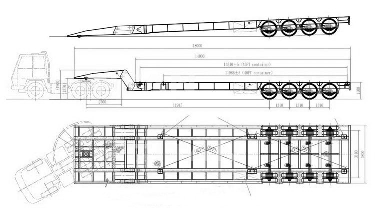 Folding Gooseneck Trailer 
