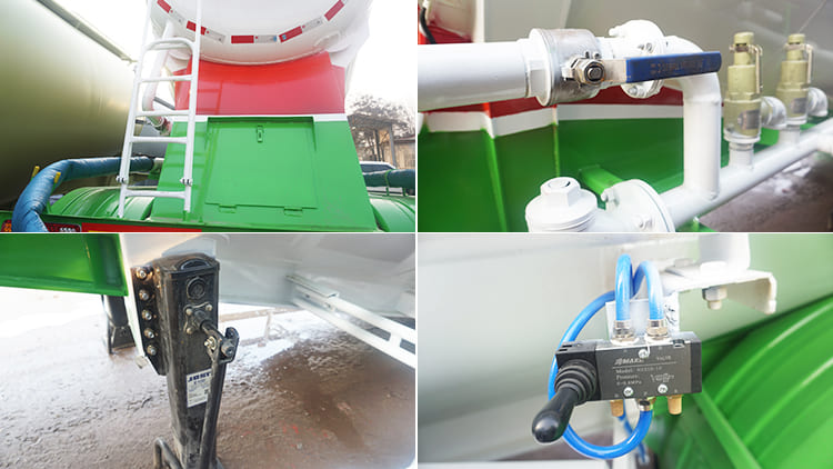 50CBM Bulk Pneumatic Tanker Trailer