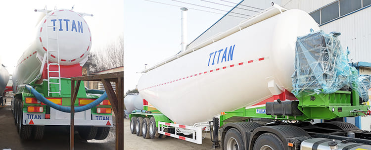 50CBM Bulk Pneumatic Tanker Trailer