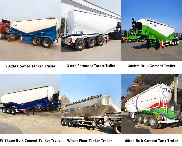 50CBM Bulk Pneumatic Tanker Trailer