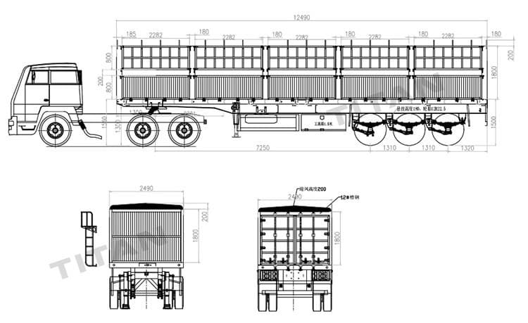 fence semi trailer
