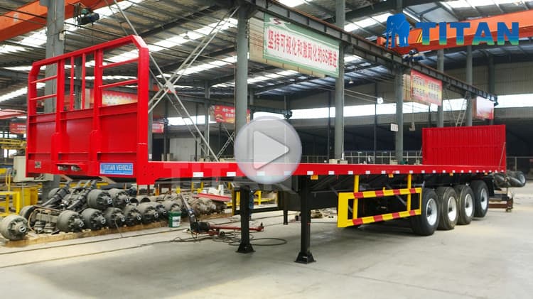 4 Axle Flatbed Trailer