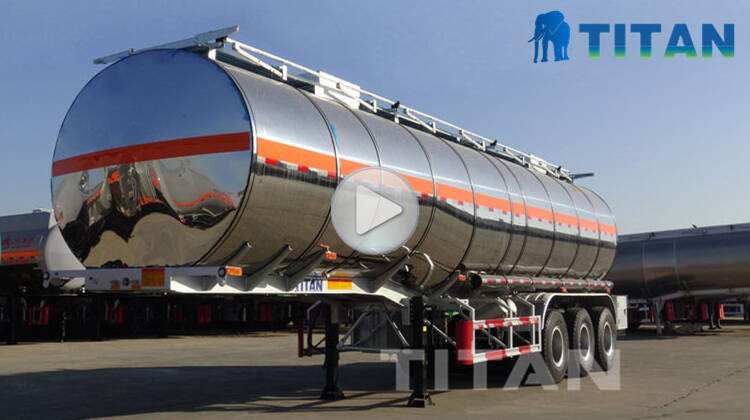 stainless steel tanker trailer