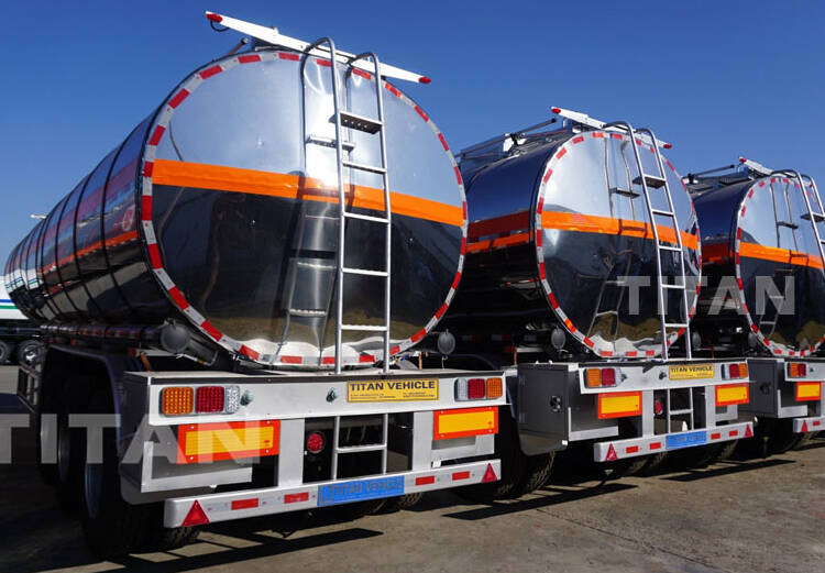 stainless steel tanker trailer