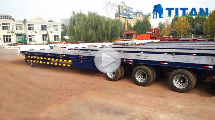 4 axles wind blade trialer