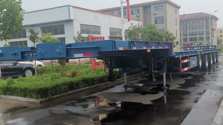 5 Axle 55M Extendable Drop Deck Semi Trailer for Sale in Mozambique