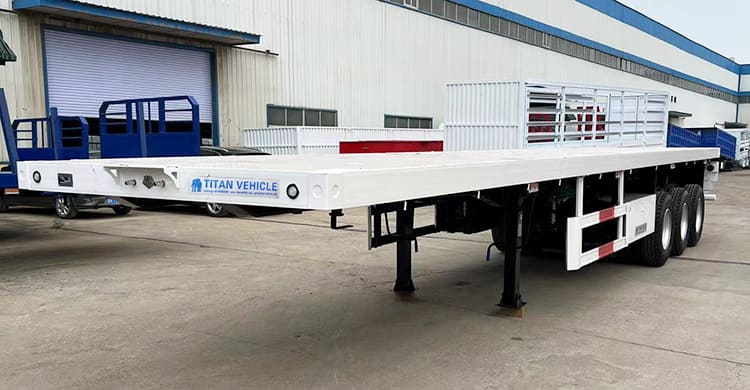 Flatbed Truck Trailer 40 Feet