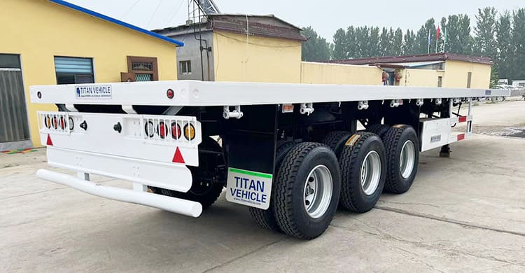 Flatbed Truck Trailer 40 Feet