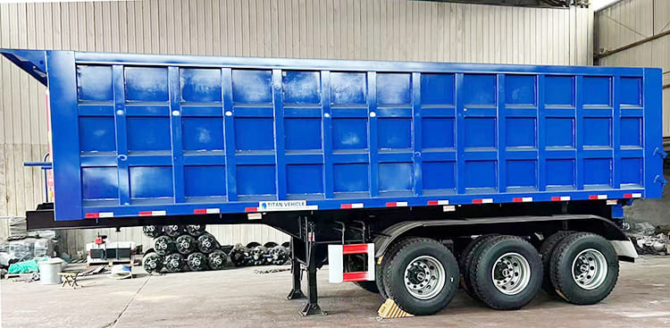 33cbm tractor tipper trailer