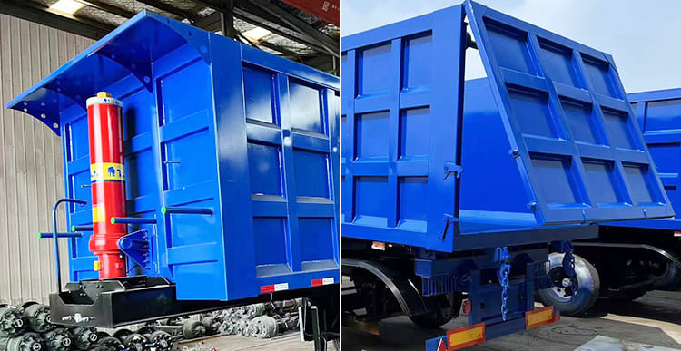 33cbm tractor tipper trailer