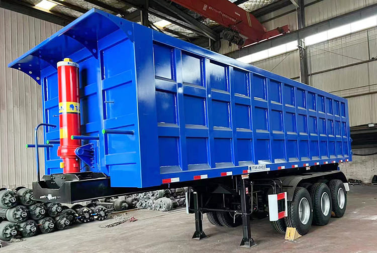 33cbm tractor tipper trailer