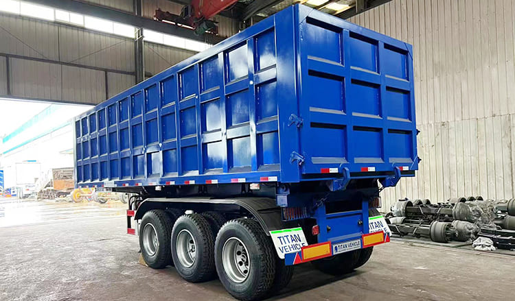 33cbm tractor tipper trailer