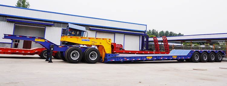 150 Ton Gooseneck Detachable Lowboy Trailer