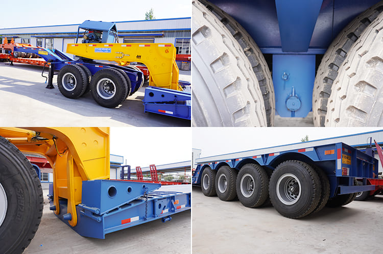 150 Ton Gooseneck Detachable Lowboy Trailer