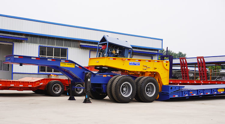 150 Ton Gooseneck Detachable Lowboy Trailer