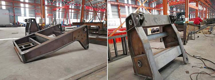 150 ton gooseneck detachable lowboy trailer
