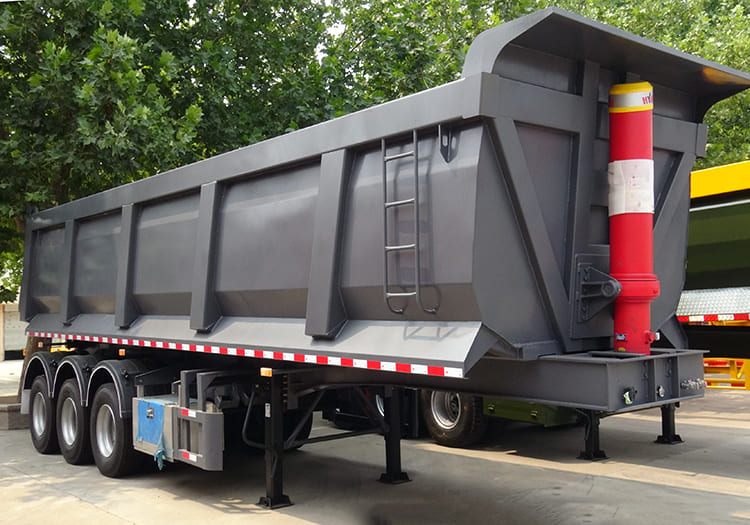 u shape dump semi trailer