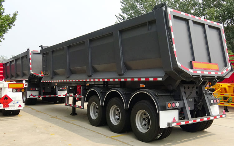 u shape dump semi trailer