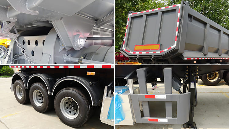 u shape dump semi trailer