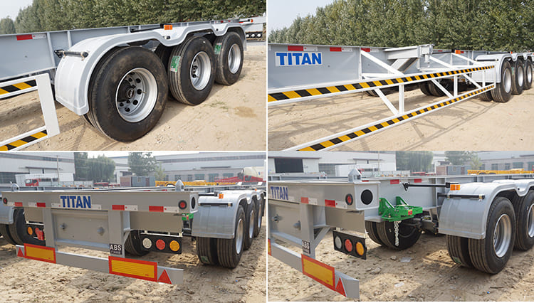 12M Tri Axle Container Skeletal Trailers for Sale in Kenya