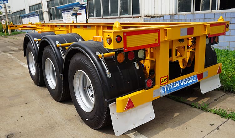 Skeletal Semi Trailer for Sale | Tri Axle Skeletal Trailer for Sale in Malawi