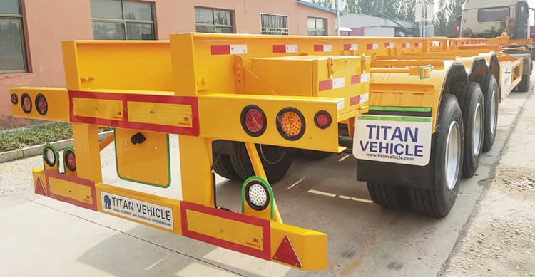40Ft Skeletal Container Trailer Price for Sale in Kenya