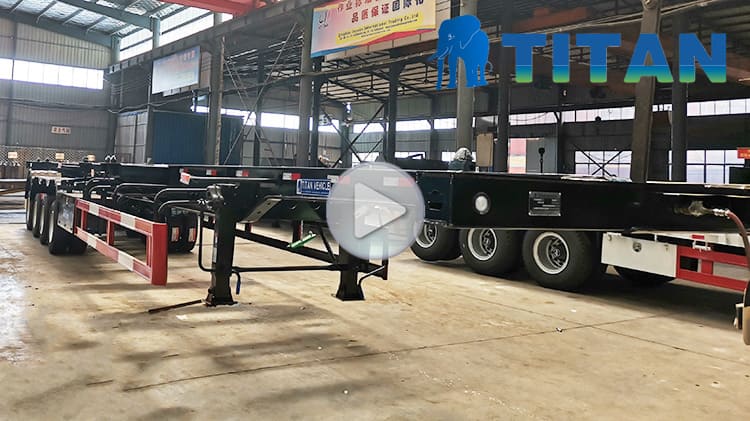 4 Axle Shipping Container Chassis