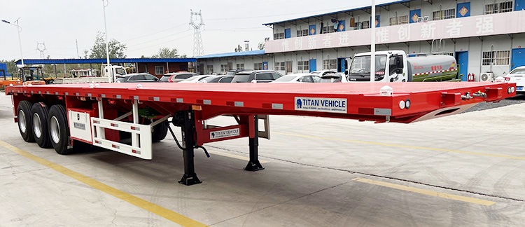 semi flatbed trailer