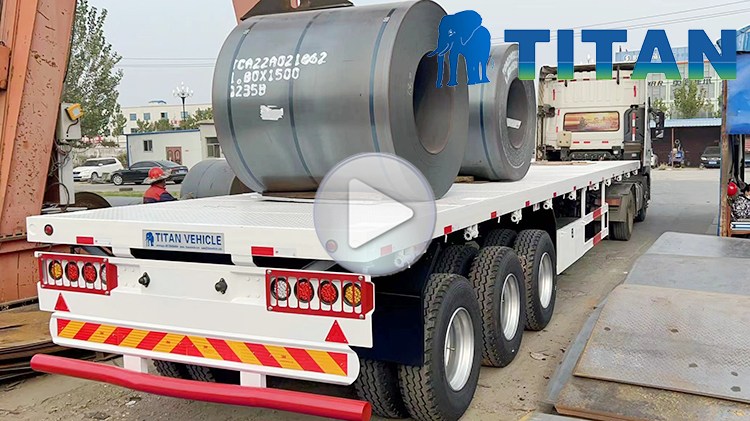 40Ft Flatbed Container Trailer - How Much is a Flatbed Trailer？