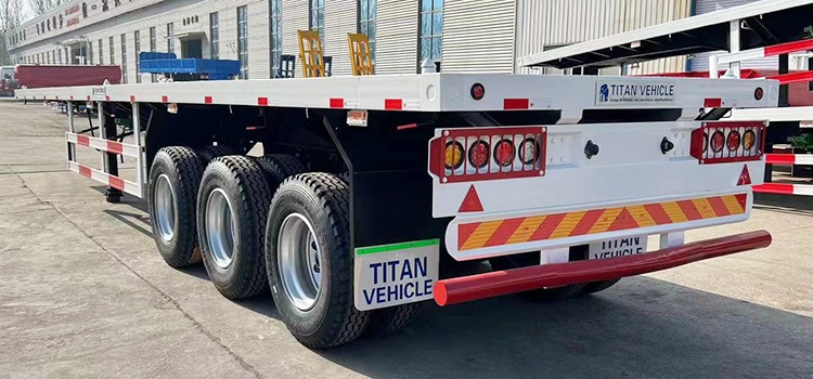 40Ft Flatbed Container Trailer - How Much is a Flatbed Trailer？