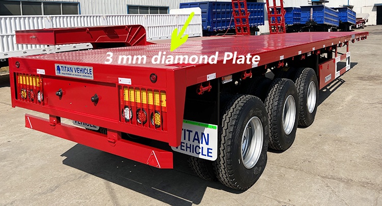 40 Foot 3 Axle Flatbed Trailers for Sale Cragslist | Howo Much are Flatbed Trailers?